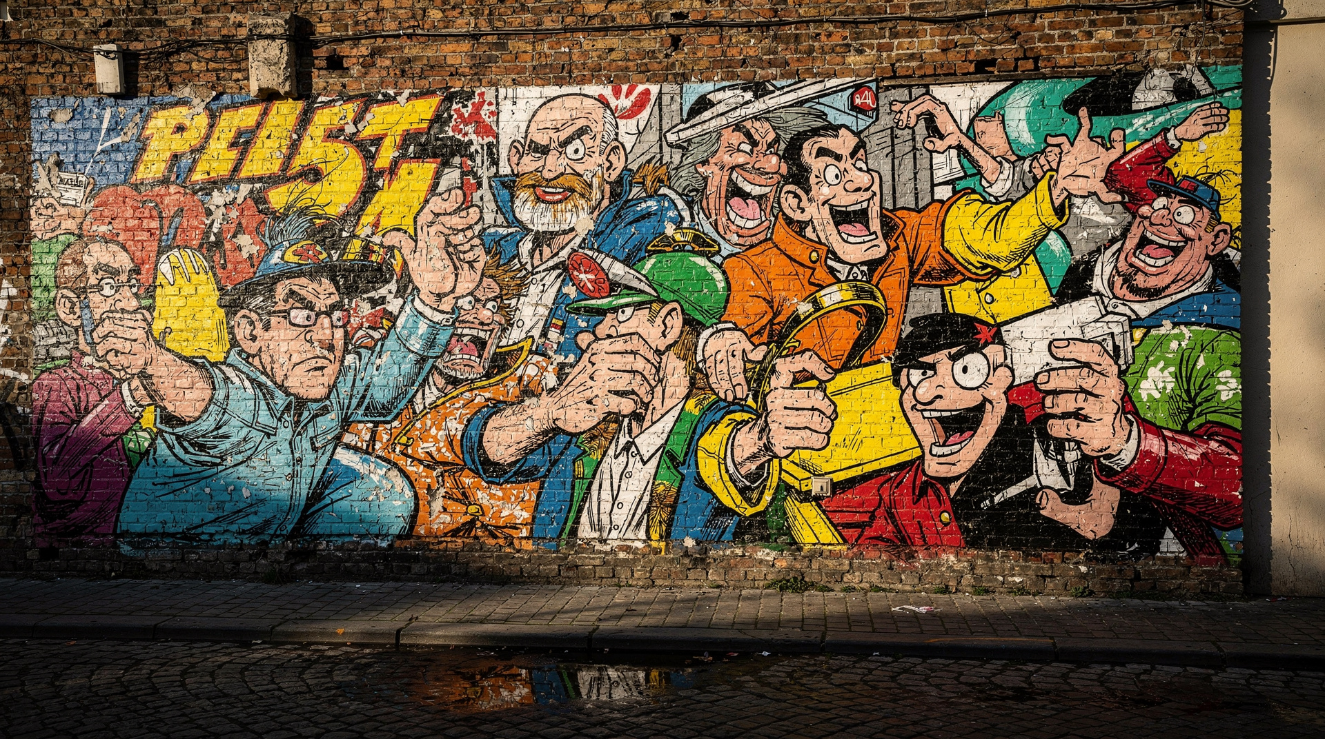 The best comic murals in Brussels: a mapped guide — A mapped guide to the best comic-strip murals in Brussels — where to find the Ti