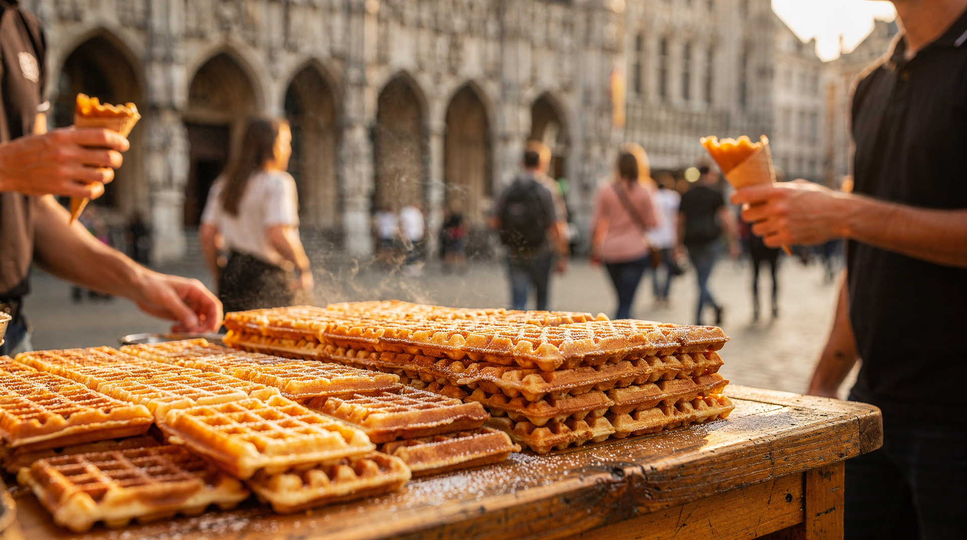 Brussels vs Liège waffle: what's the difference? — Brussels waffle vs Liège waffle — the real difference in dough, shape, texture a