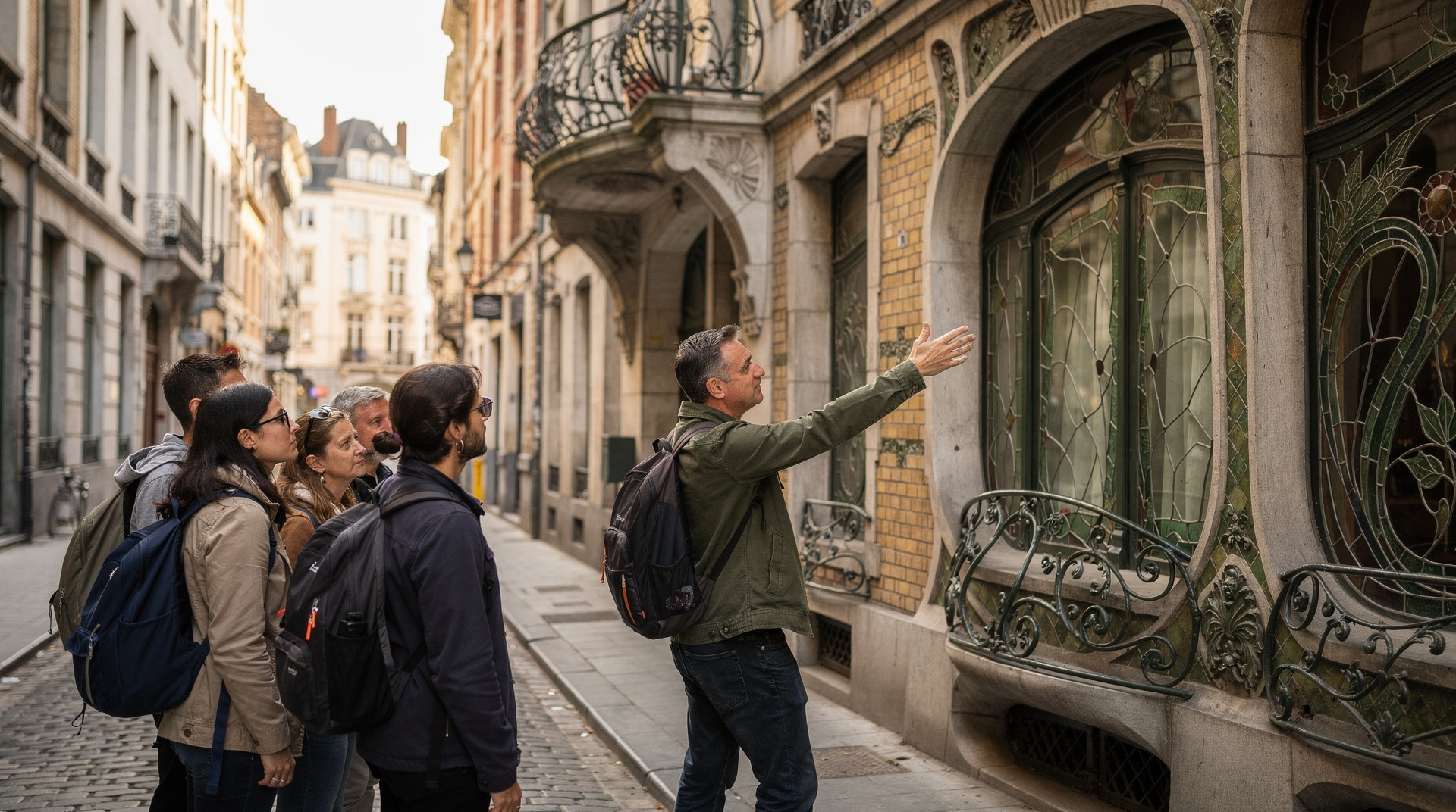 Brussels: Brussels Art Nouveau Walking Tour with a Local Guide