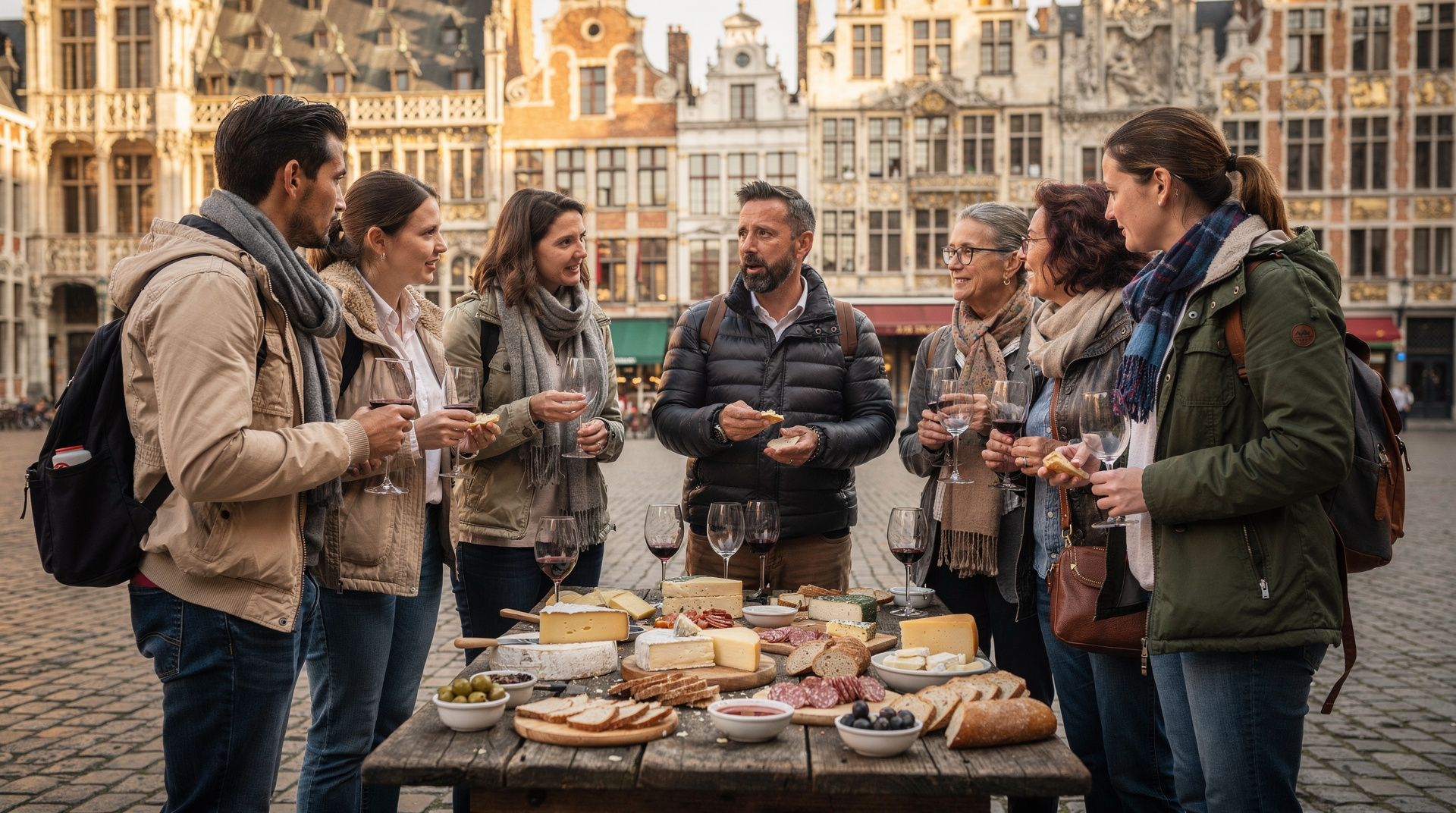 Brussels: Brussels Guided Food Tour with Full Meal and Drinks