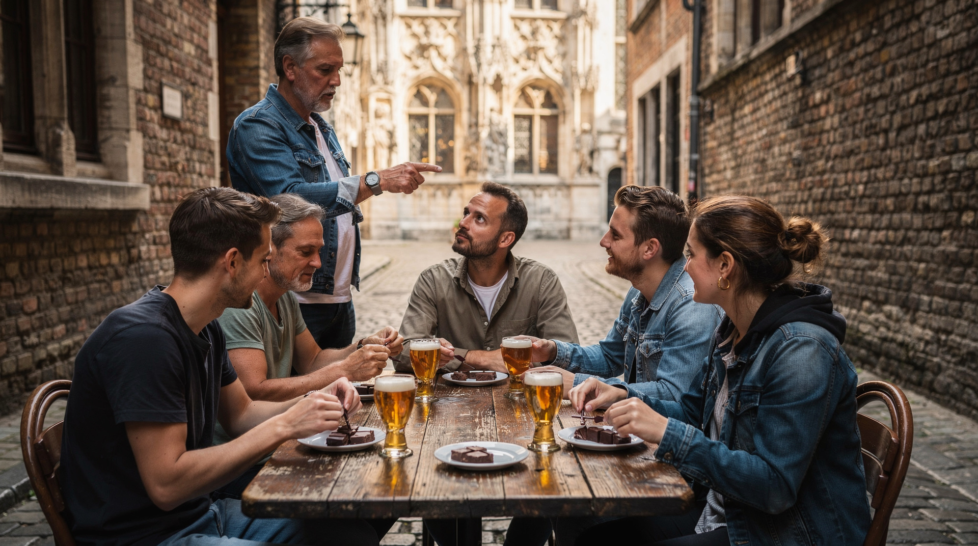 Brussels: Brussels Walking Tour with Belgian Lunch Chocolate Beer